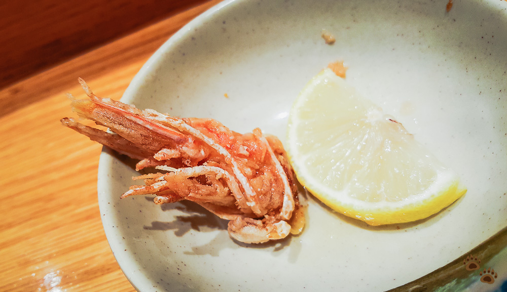 Fried Blue Shrimp Head - Sushi SAM's EDOMATA
