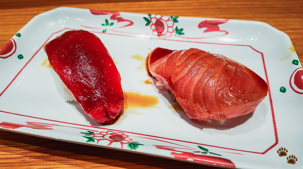Wild Blue Fin Tuna and Wild Yellowfin - Sushi SAM's EDOMATA