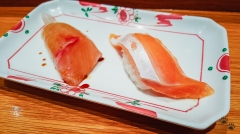Amberjack (Kanpachi) and Arctic Char - Sushi SAM's EDOMATA