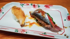 Mirugai and Pike Mackerel - Sushi SAM's EDOMATA