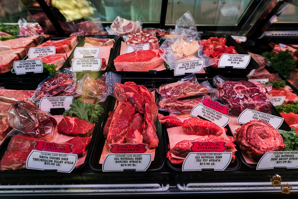 Meat Selections at Golden Gate Meat Company - San Francisco Ferry Building - California